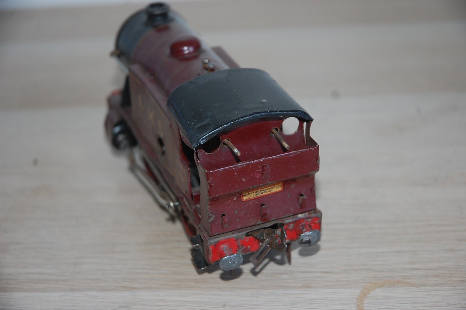 HORNBY O GAUGE CLOCKWORK No 1 SPECIAL TANK LOCOMOTIVE IN RED LMS LIVERY