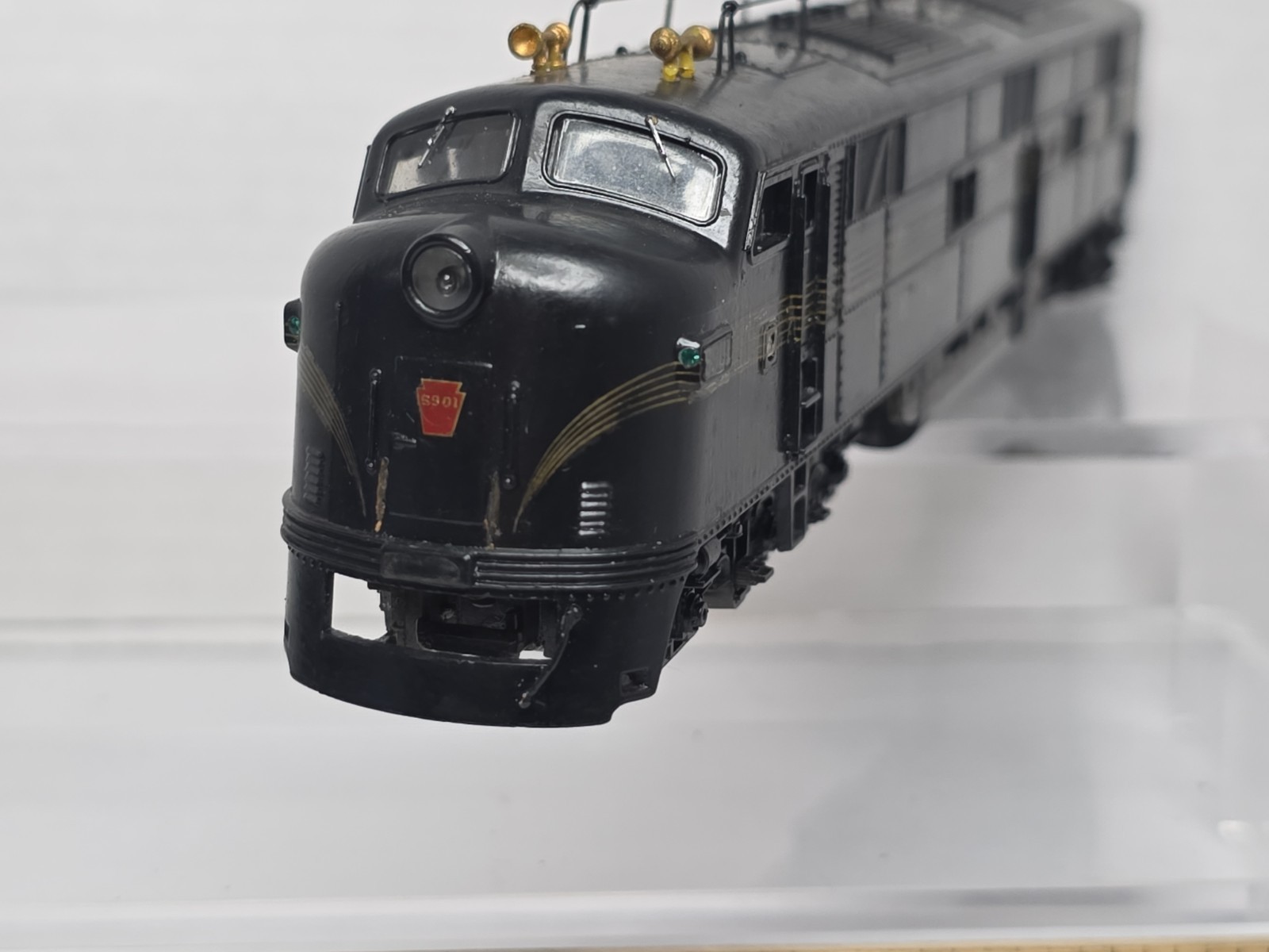 2 Custom Roco HO Scale Pennsylvania PRR 5900 5901 E7 A Diesel Loco Read Desc.
