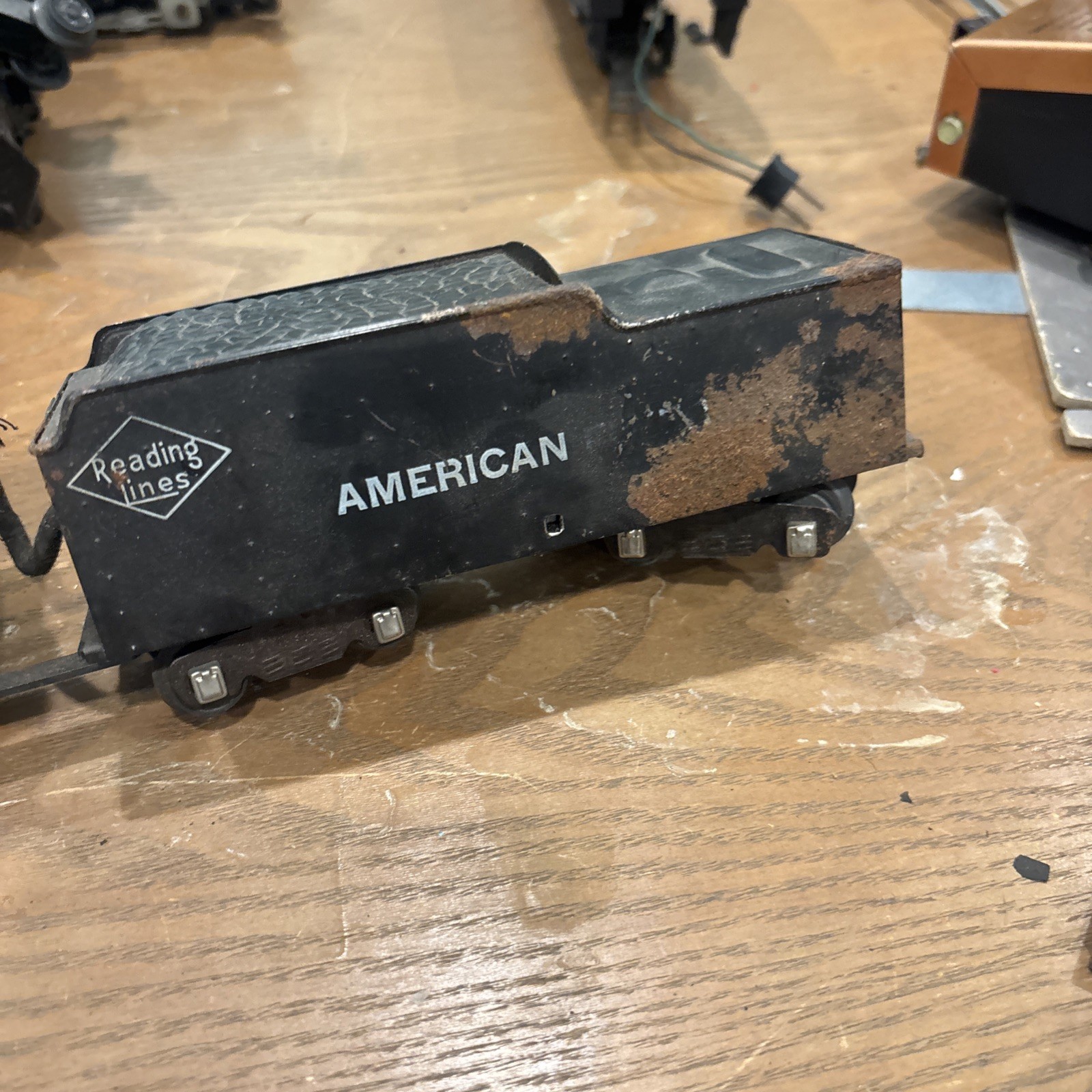 American Flyer 302 AC 4-4-2 Steam Locomotive Reading Lines Untested