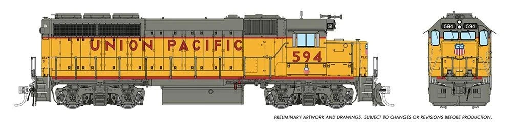 Rapido ~ HO Scale ~ EMD GP40 ~ Union Pacific #589 ~ DC/DCC Sound ~ 040527