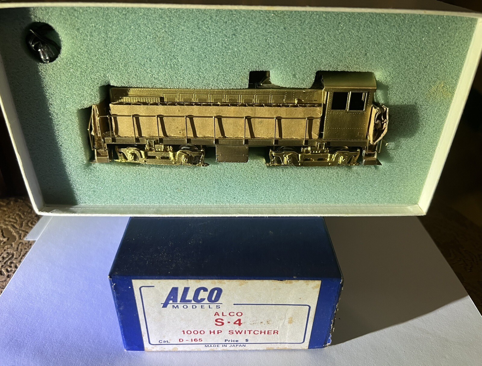 Alco Models D-165 HO Scale BRASS Alco S-4 1000 HP Diesel Switcher New In Box
