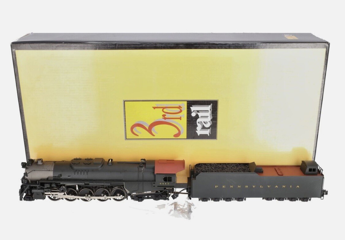 3rd Rail 6443 O BRASS PRR J1 2-10-4 Steam Locomotive and Tender #6443 (3-Rail)