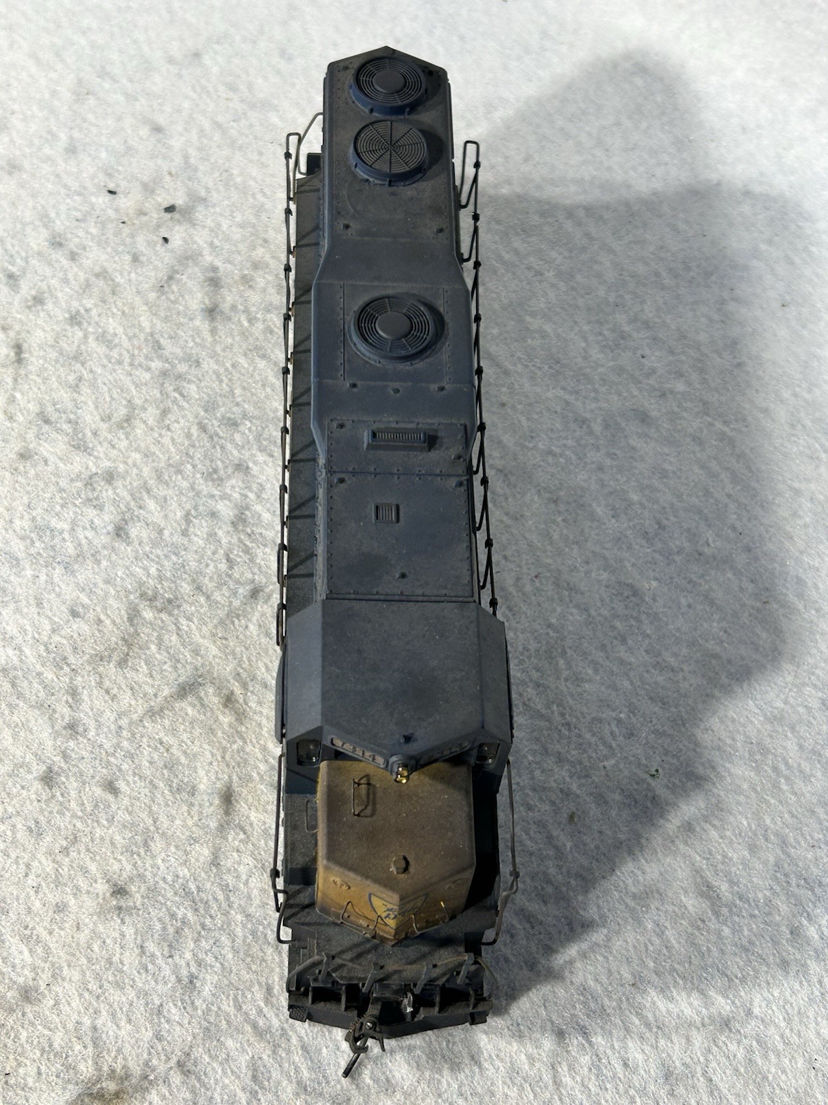 Athearn Custom Painted/Detailed Weathered D & H RR GP-38-2 Loco HO(Ex 1 Awning)