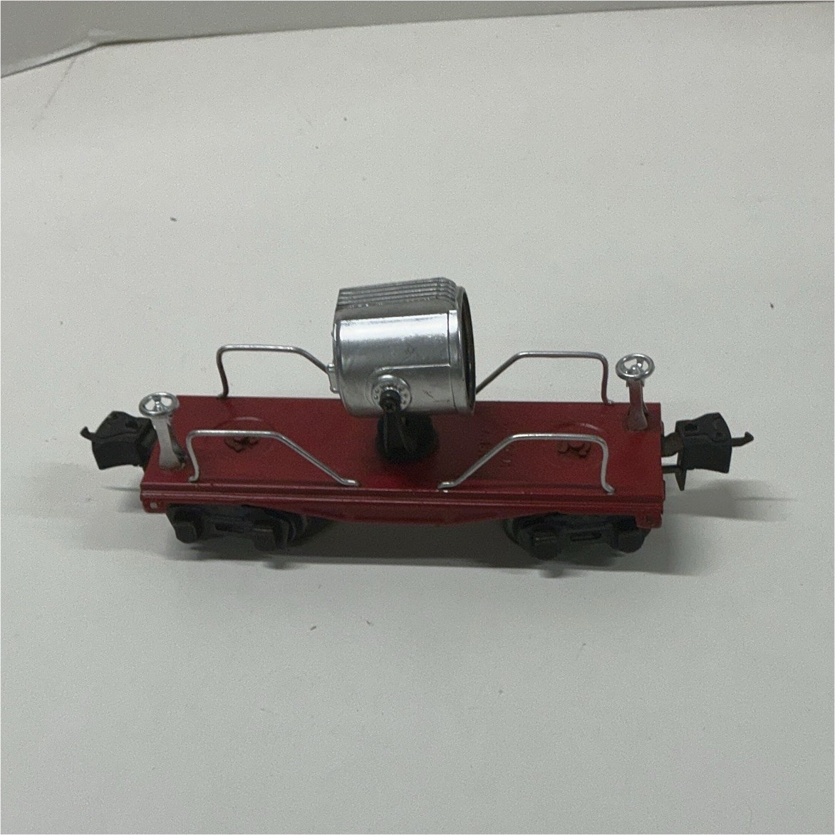 O Gauge Analog 3-Rail Electric Powered Locomotive Chassis Metal Red 2620