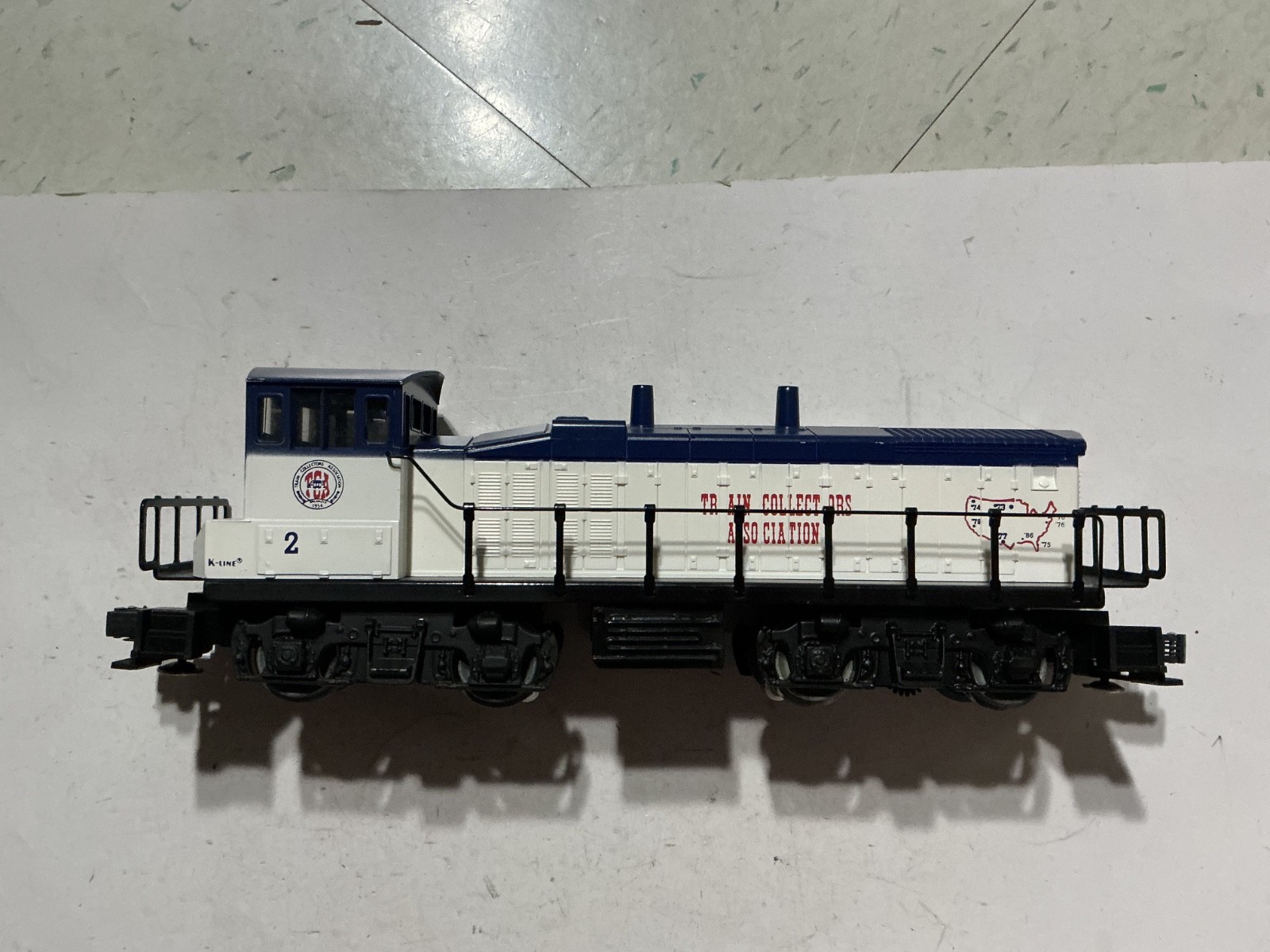K-LINE O-GAUGE K-2222 TCA MP-15 DIESEL LOCOMOTIVE #2. NIB.