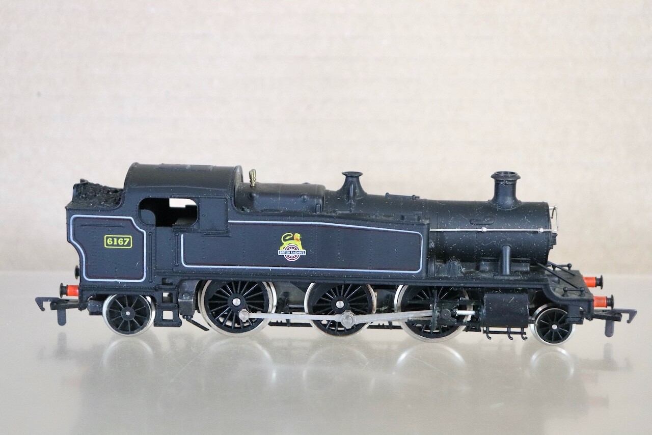 AIRFIX 54151 BR BLACK 2-6-2 CLASS 61XX PRAIRIE TANK LOCOMOTIVE 6167 BOXED og