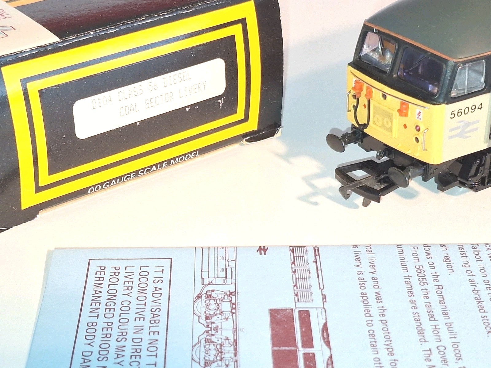 Dapol D104 Class 56 Diesel 56094. New Old Stock. Mint Cond. 2 Rail DC. Boxed. OO