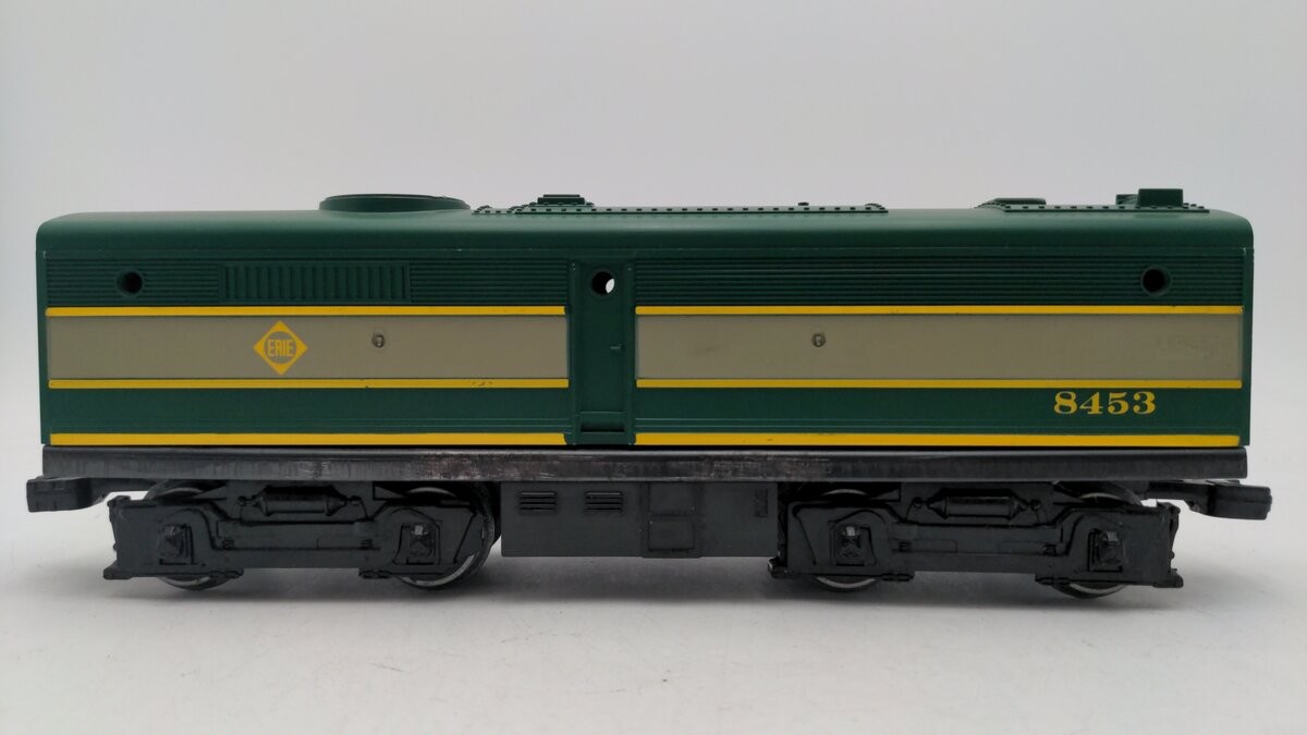 Lionel 6-8453 O Gauge Erie Alco Non-Powered B-Unit Diesel Locomotive EX