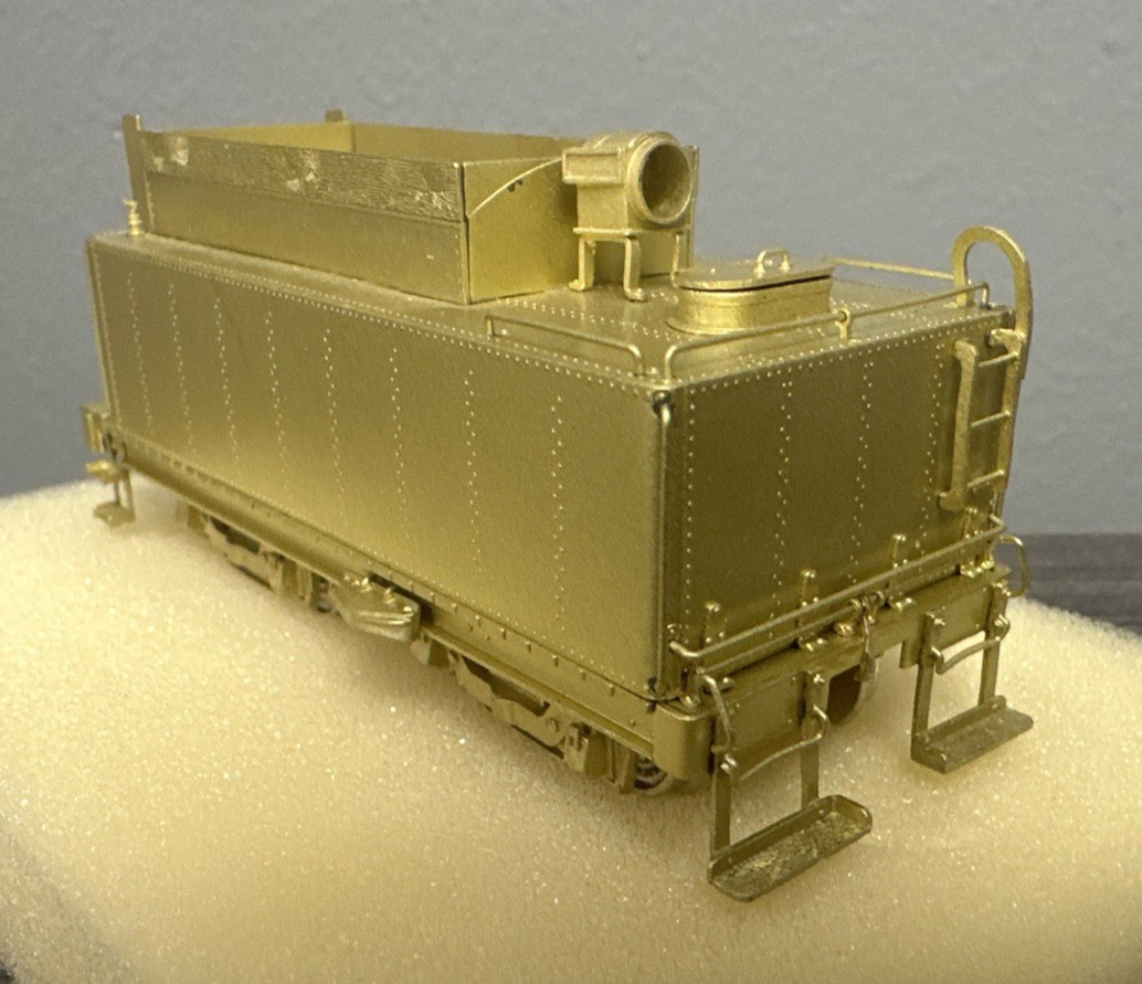 Oriental Limited HO Brass #896T CB&Q 0-6-0 Clear Vision Tender – Unpainted NIB!