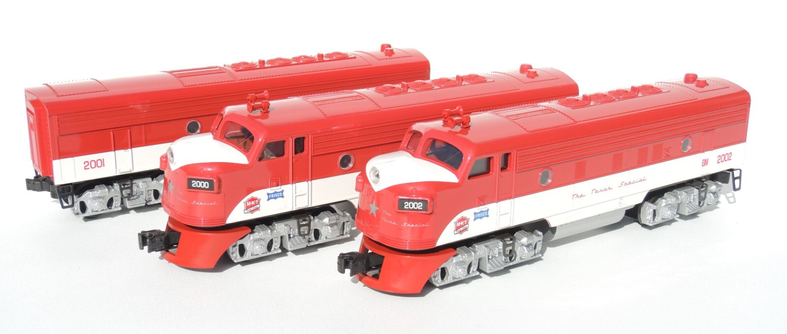 Gorgeous set of 3 Williams O gauge Texas Special locomotives MINT- LOOK!!