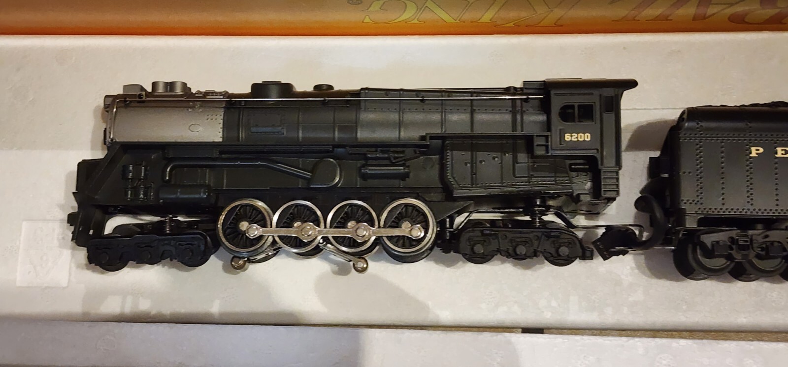 Railking By MTH O Scale 6-8-6 Turbine Steam Loco Pennsylvania #6200 w/PS 2.0