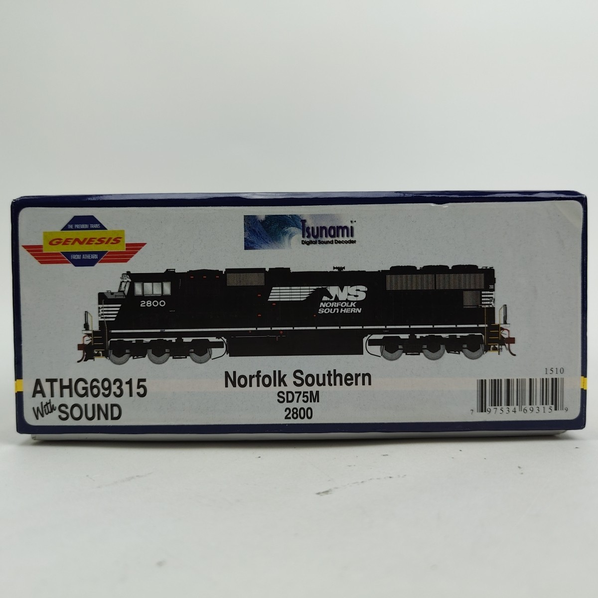 Athearn Genesis HO Norfolk Southern #2800 SD75M Sound Diesel Locomotive G69315