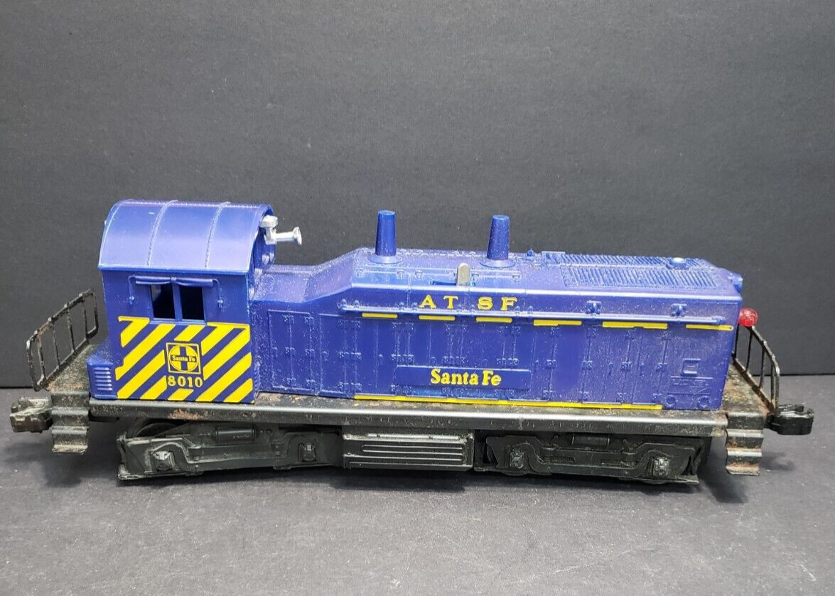 Lionel O Scale Santa Fe ATSF 8010 Switcher Royal Blue Purple Very Good L201