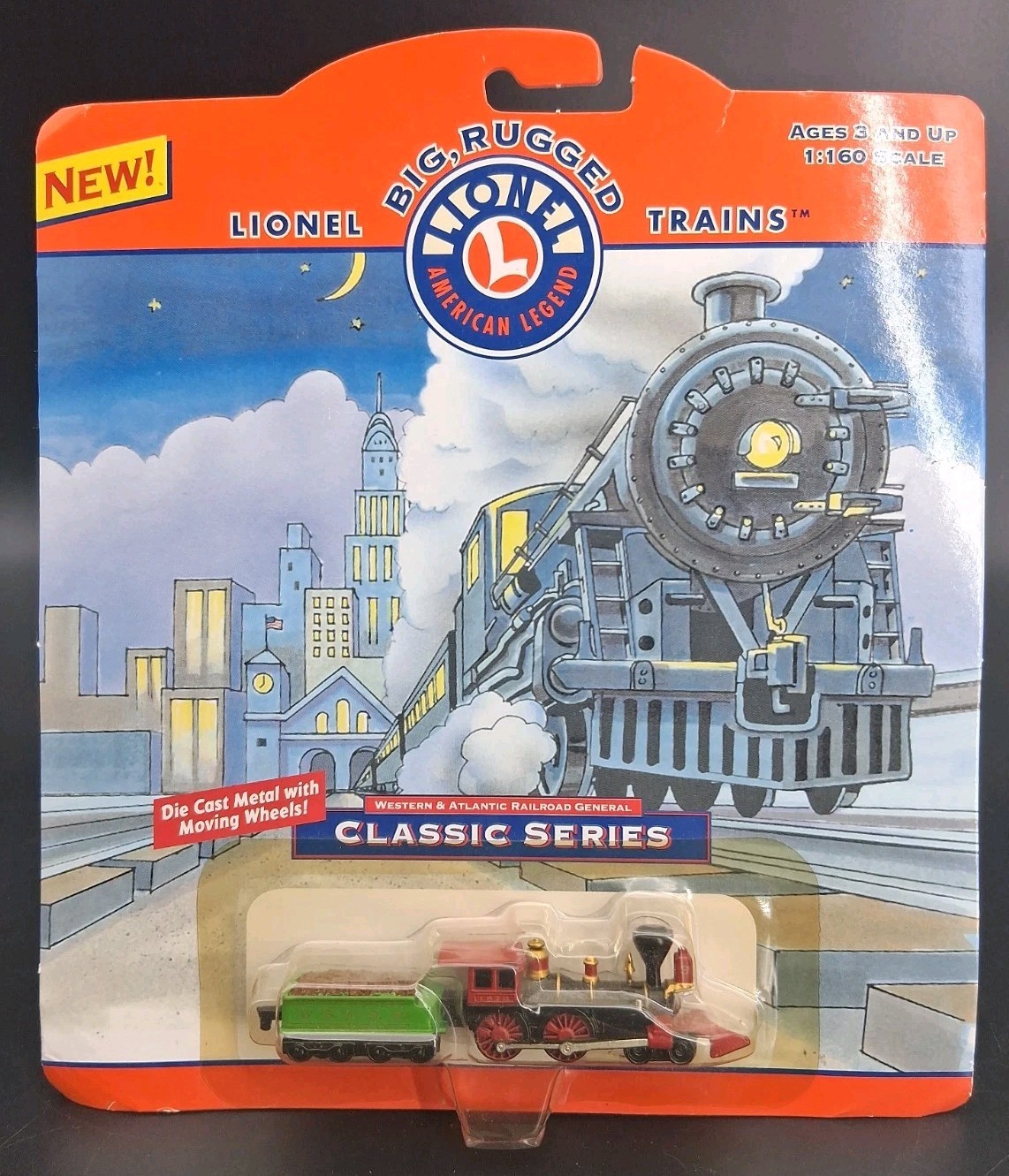 Lionel 1:160 Diecast Steam Locomotive Western & Atlantic General Model NIP