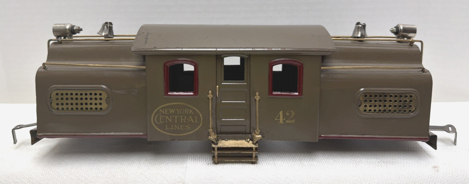 LIONEL PREWAR STANDARD GAUGE 42 ELECTRIC LOCOMOTIVE SHELL WITH TRIM – REPAINTED
