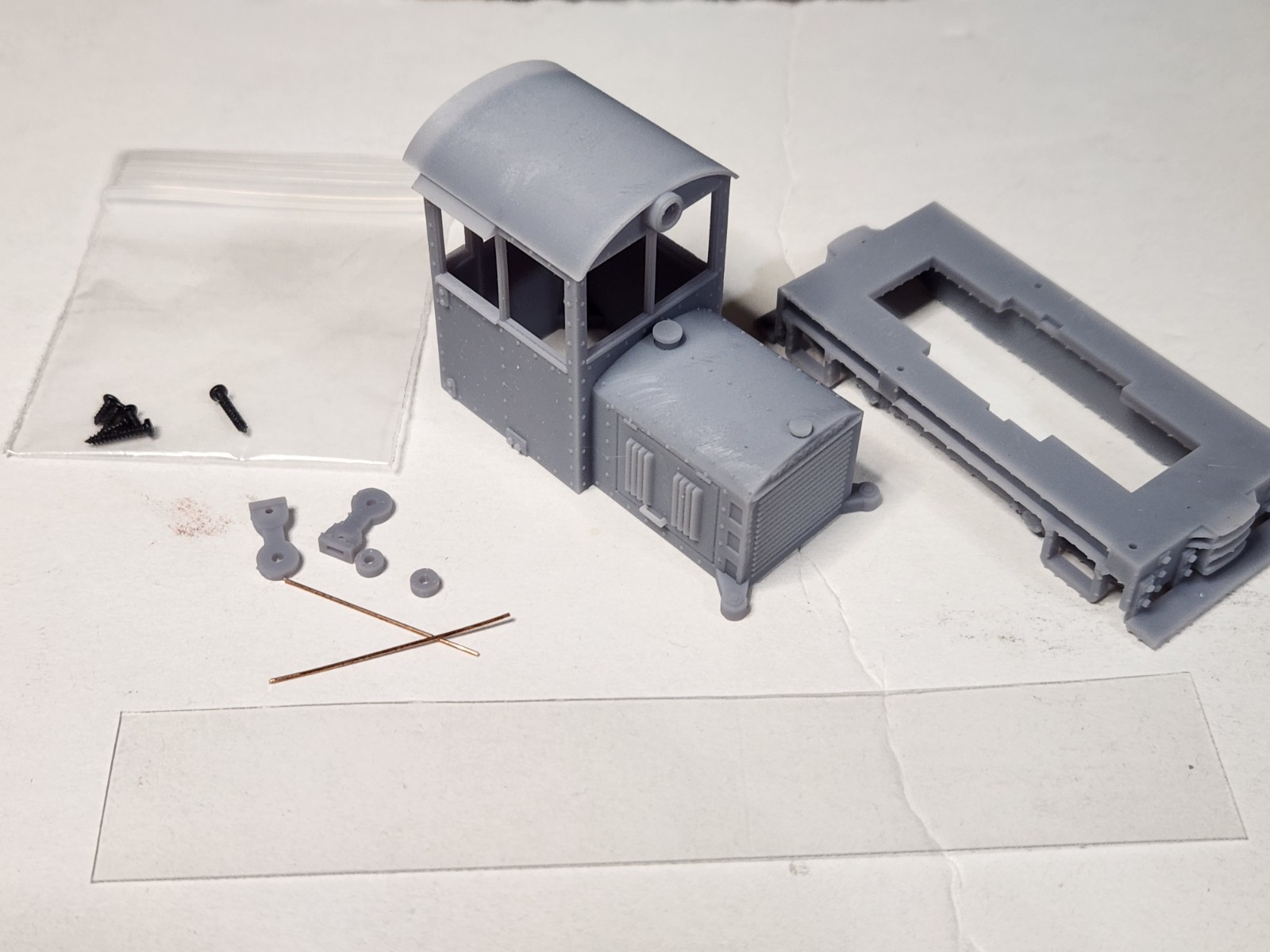 On18 Freelance Critter Switcher Kit 3D Printed For Kato 11-109 Chassis