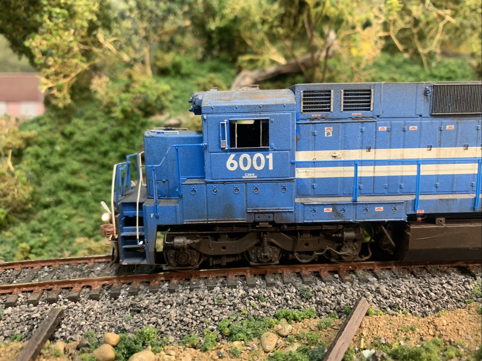 HO ScaleTrains C39-8 Conrail 6001 ESU DCC-sound Weathered CR NS CSX