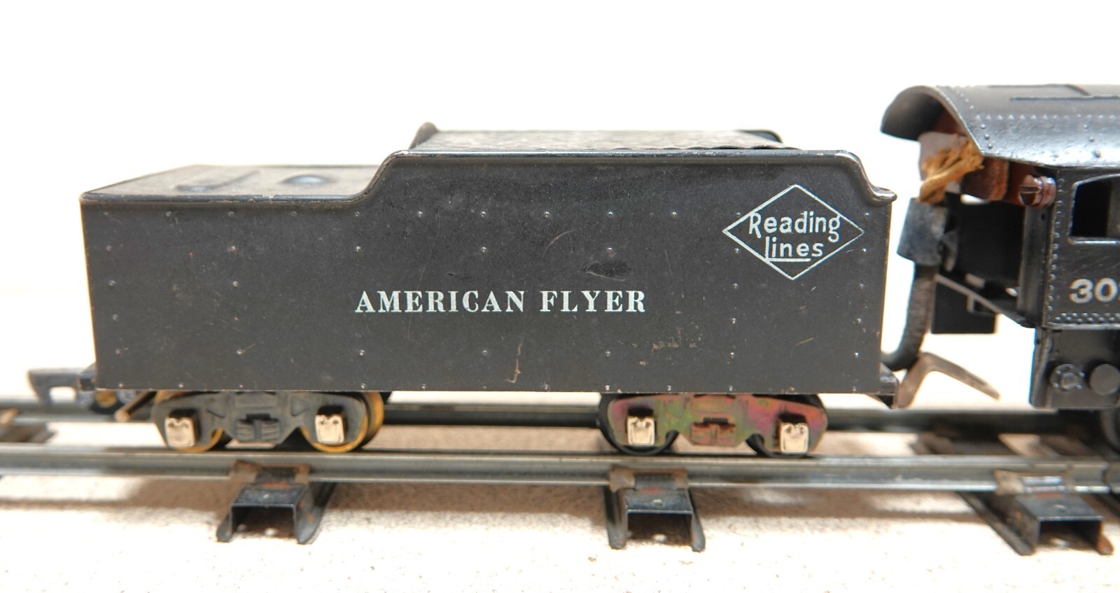 AMERICAN FLYER 302 ATLANTIC LOCOMOTIVE 4-4-2 READING LINES