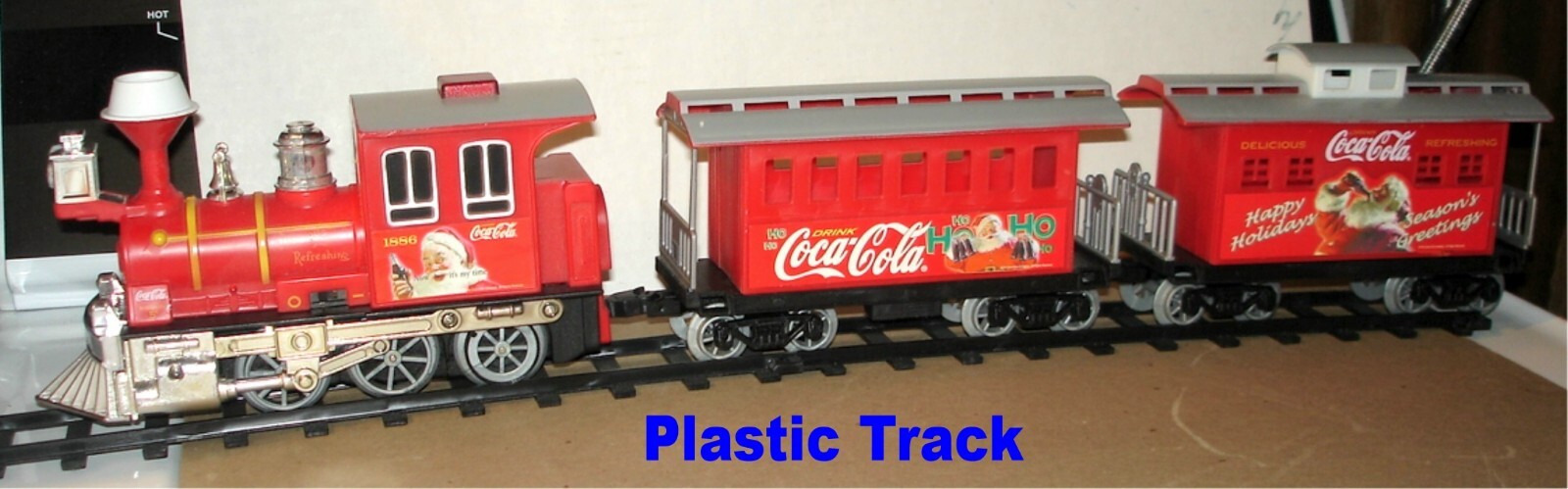 K-LINE (GOLDLOK) – COCA-COLA SANTA TRAIN – O-27 REMOTE CONTROL TRAIN