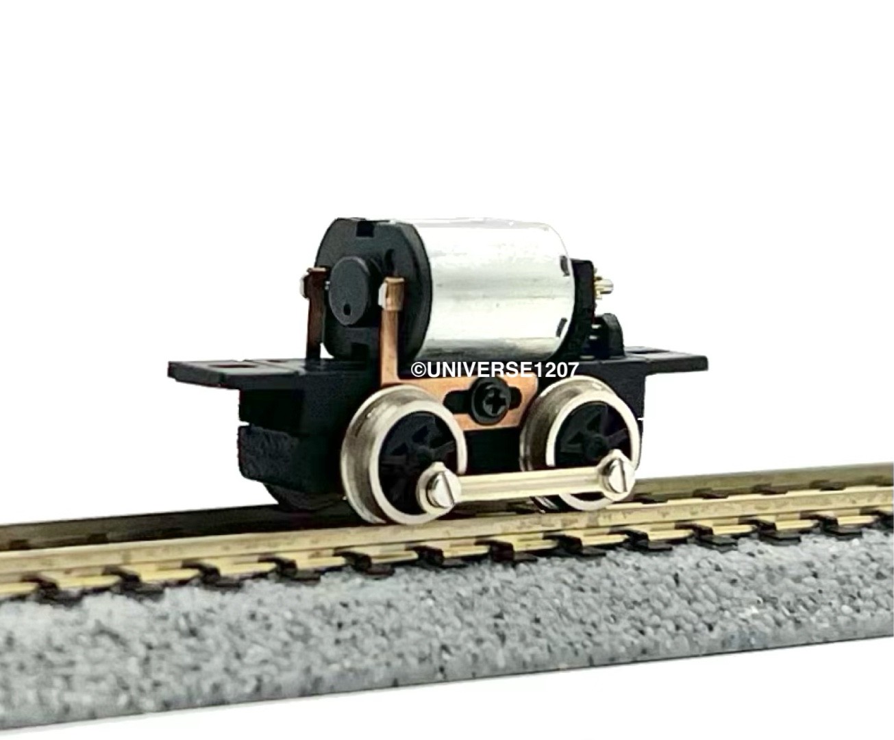 N/HOn30/HOe/009 Gauge 0-4-0 Rod-Driven Locomotive Power Drive Chassis 14mm/7mm