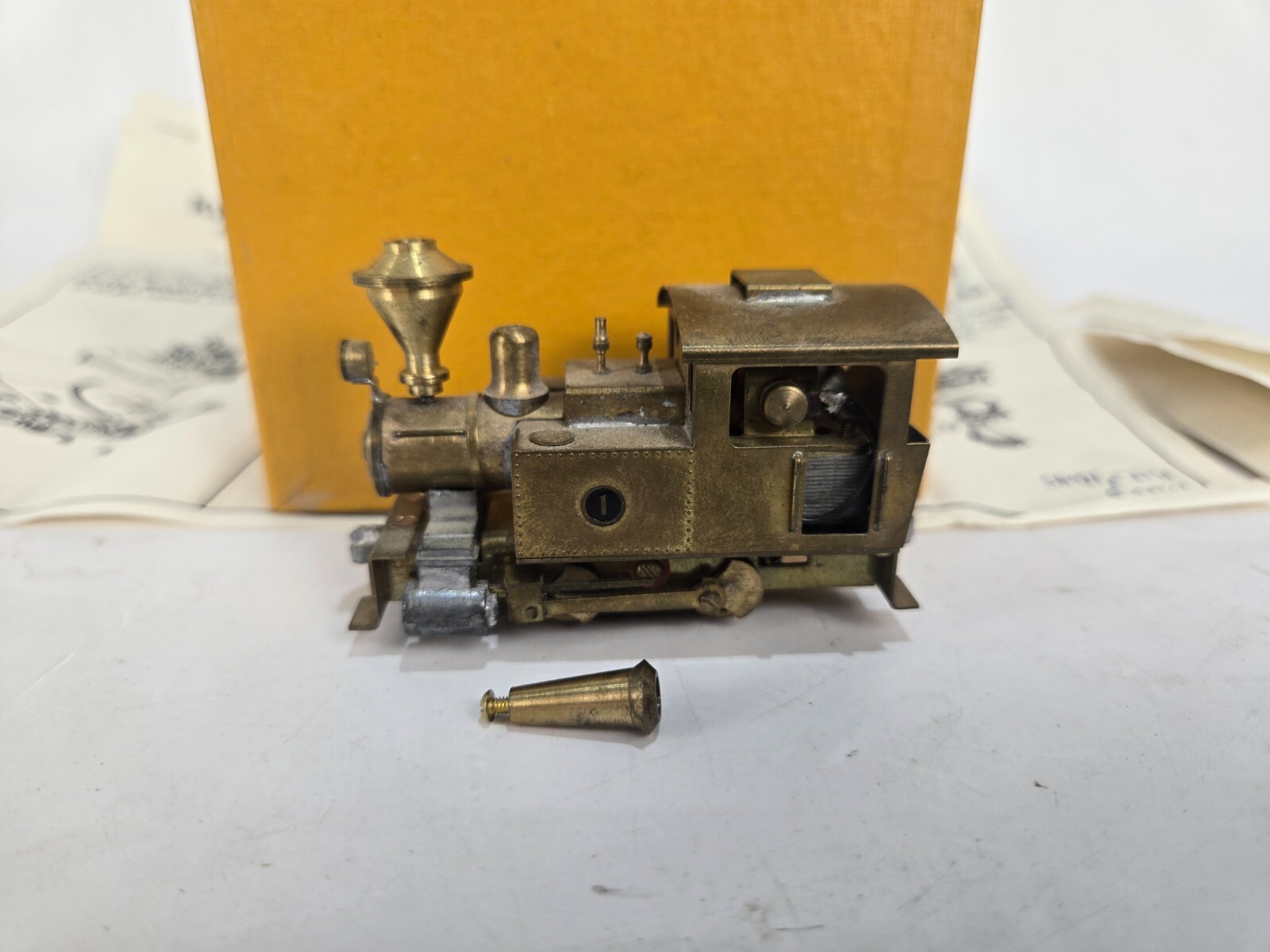 Ken Kidder Railroad Models The MUDHEN HOn3 0-4-T Engine Locomotive BRASS