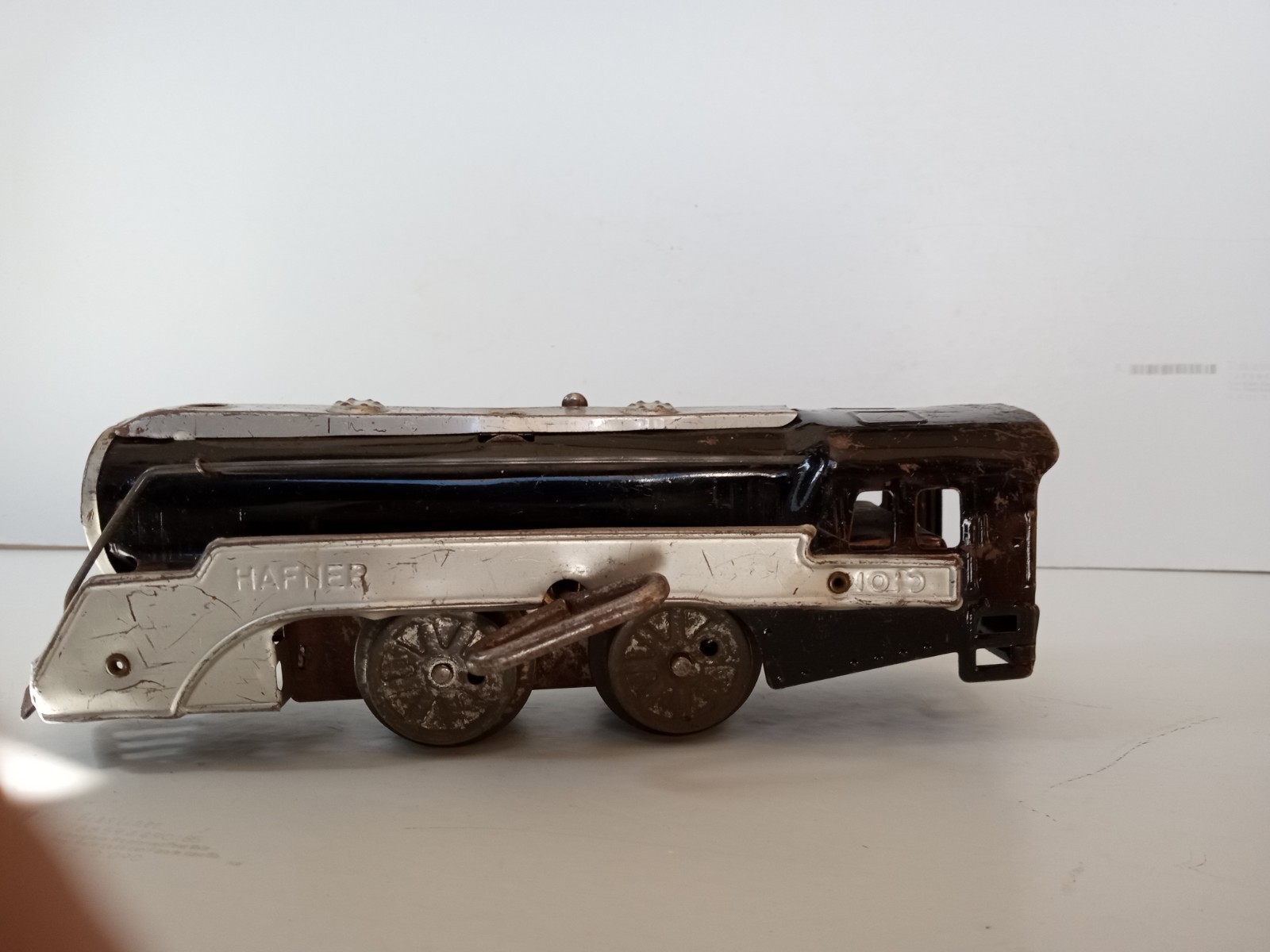 Vintage Hefner Wind Up Locomotive # 1010