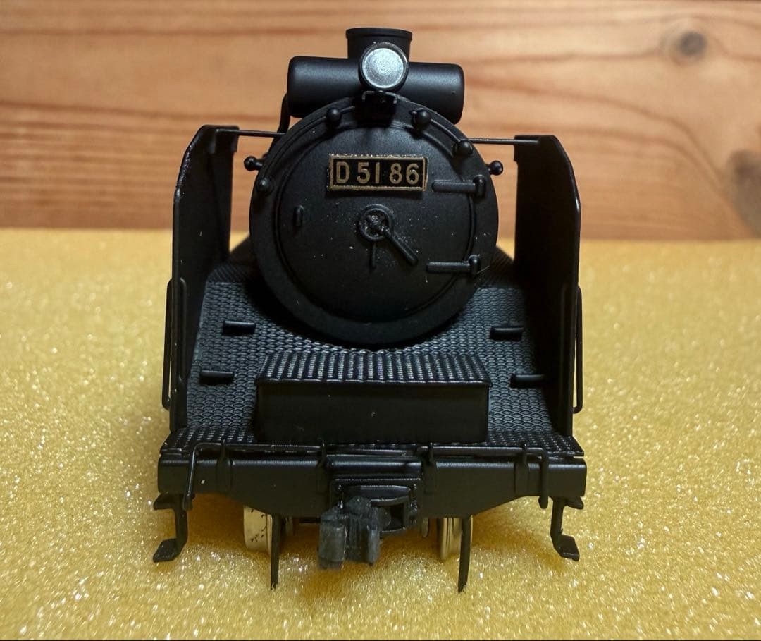 KTM Katsumi D51 Brass HO Gauge Steam Locomotive Railroad Train Engine Model