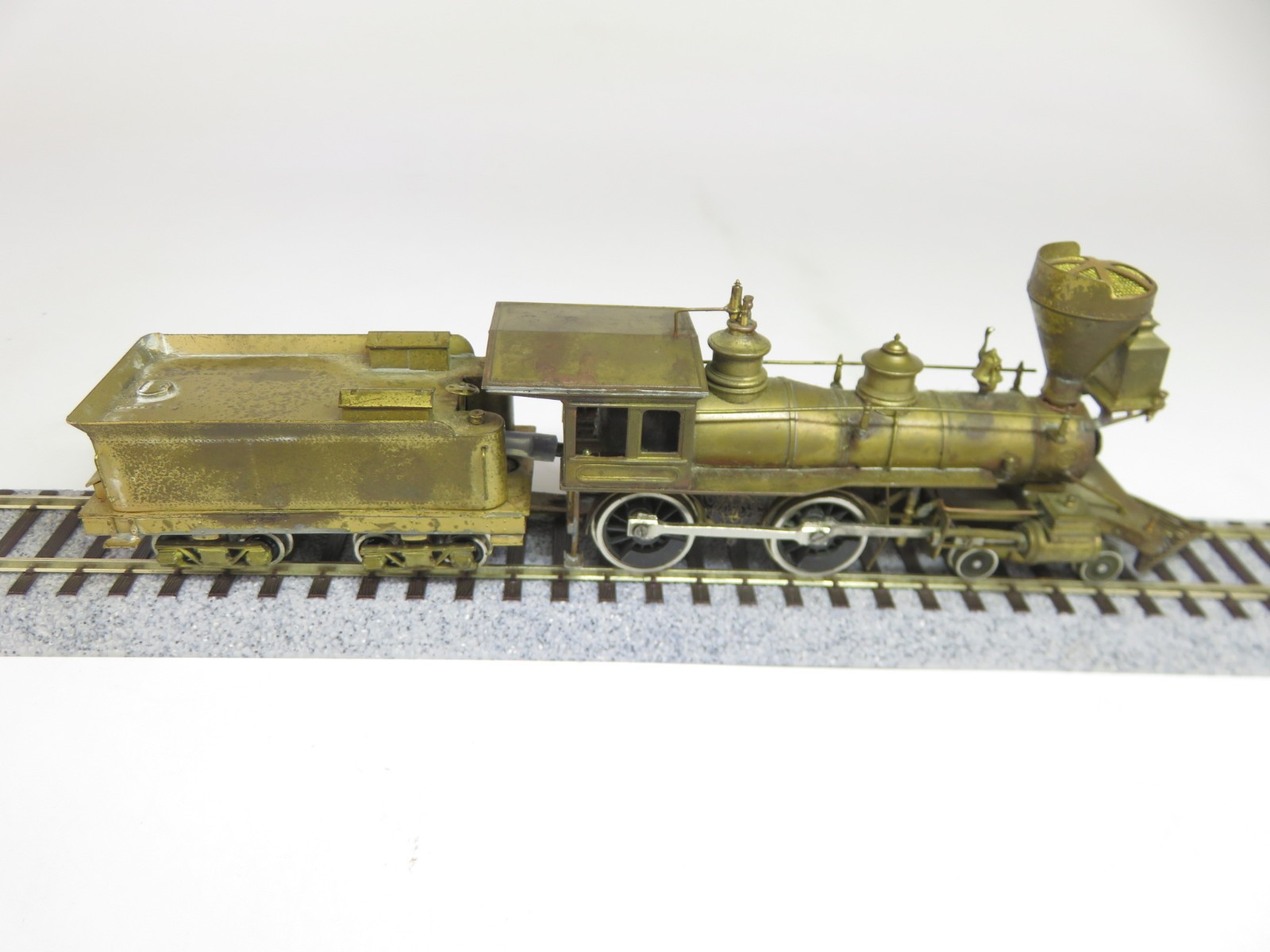 Pacific Fast Mail Brass HO Scale V&T Virginia Truckee 4-4-0 Steam Locomotive