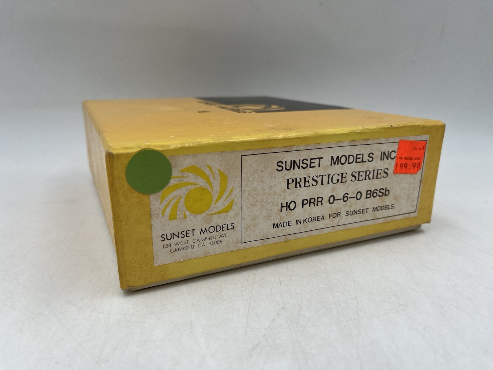 Sunset Models Prestige Series HO PRR 0-6-0 B6Sb Pennsylvania Unpainted Brass