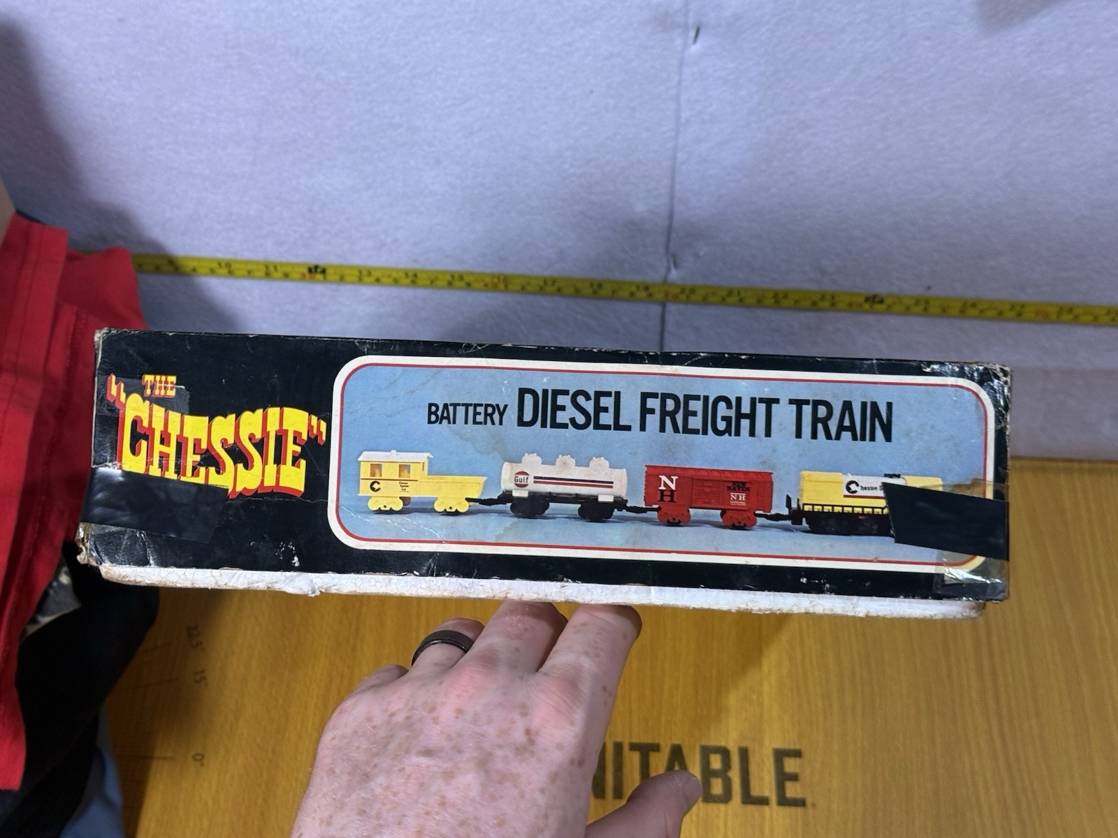 Vintage 1976-The Chessie Battery Diesel Train Set-Durham Rail Power NO.8816