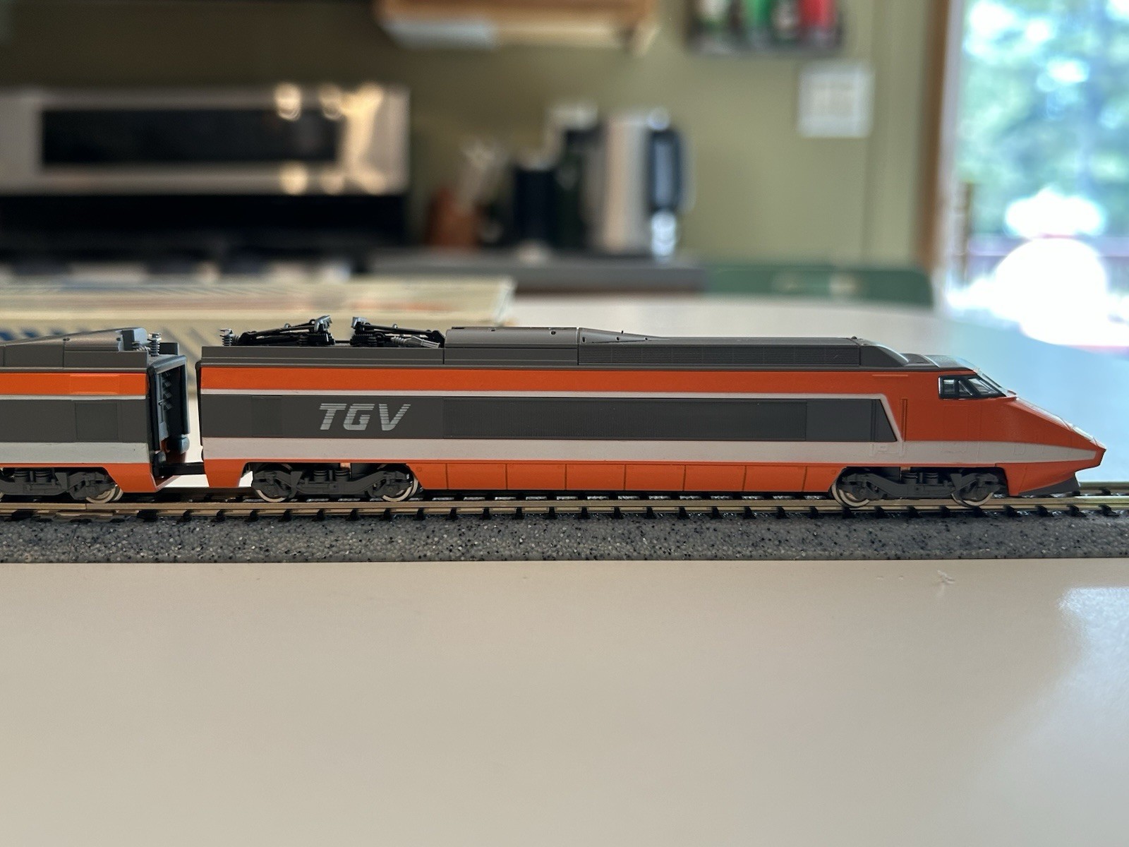 KATO French Railroad TGV S14701 N Scale Bullet Train Japan Used – Very Rare