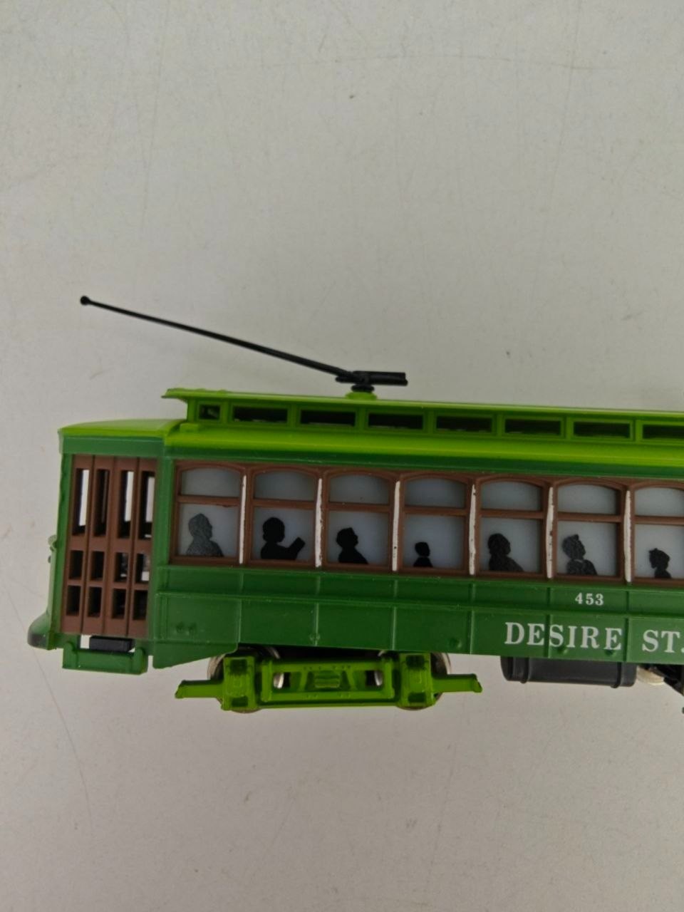 Bachmann Brill Trolley 453 Desire St HO Scale No Box Tested Light Works