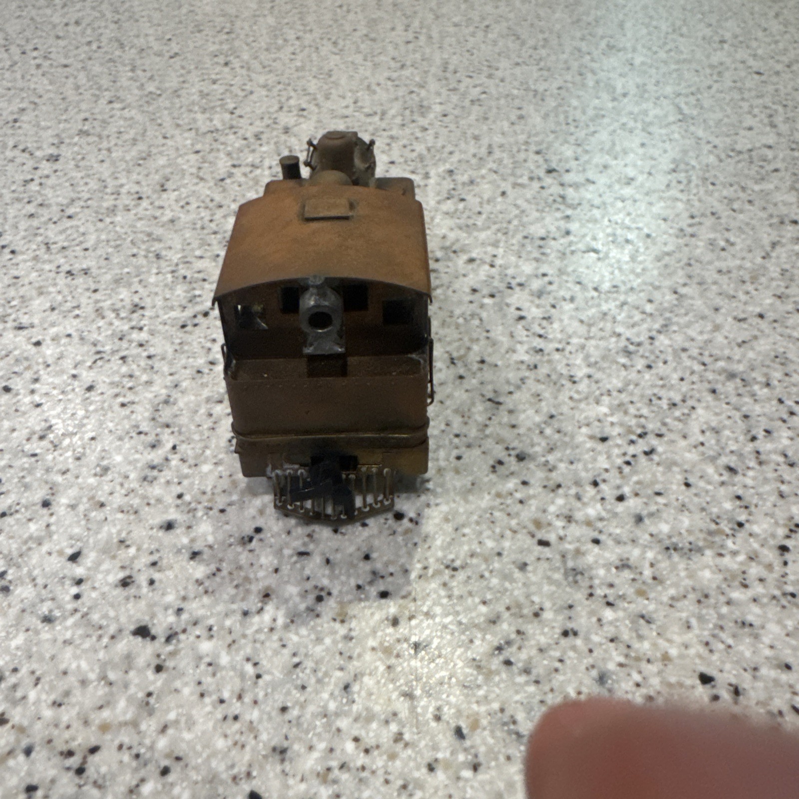 HO Ken Kidder Brass conductor train and cargo train ￼￼