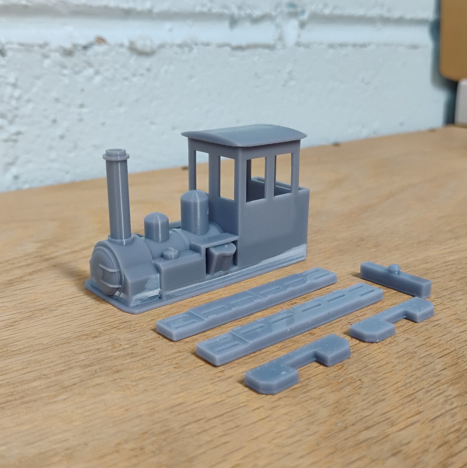 On18 HEISLER LOCO kit #1. For Kato 11-109 chassis. RESIN 3D print.
