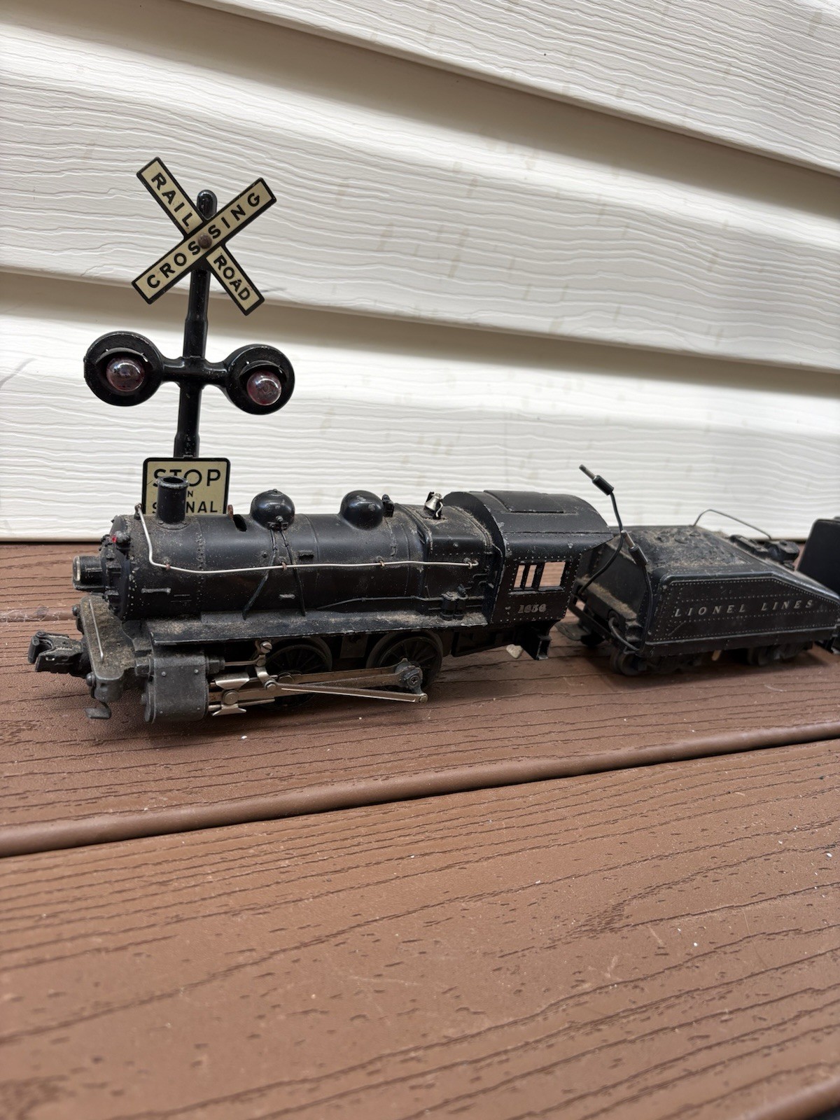 Lionel No 1656 Steam Switch Locomotive,Slope Back Tender 6403B,Box 6654W POSTWAR