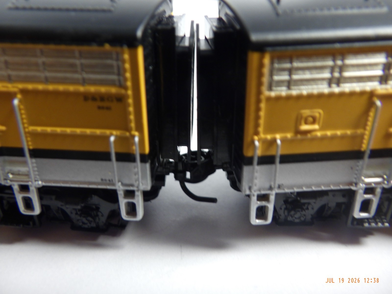 N Scale EMD F7 DRGW 5641/5642, A unit powered with sound,B unit unpowered
