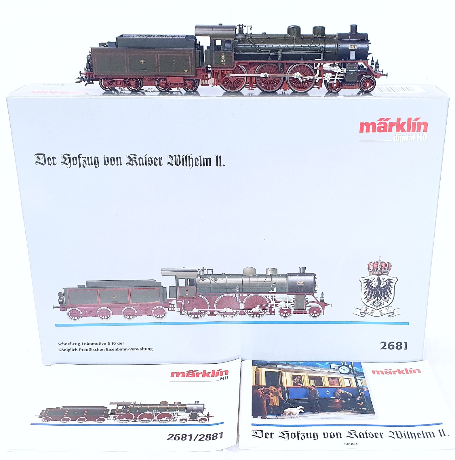 Marklin DIGITAL AC HO IMPERIAL COURT S10 STEAM LOCOMOTIVE EMPEROR WILHELM II MIB