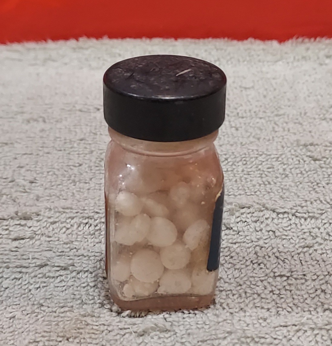 Lionel Smoke Pellets, full glass bottle! from circa 1948, awesome!