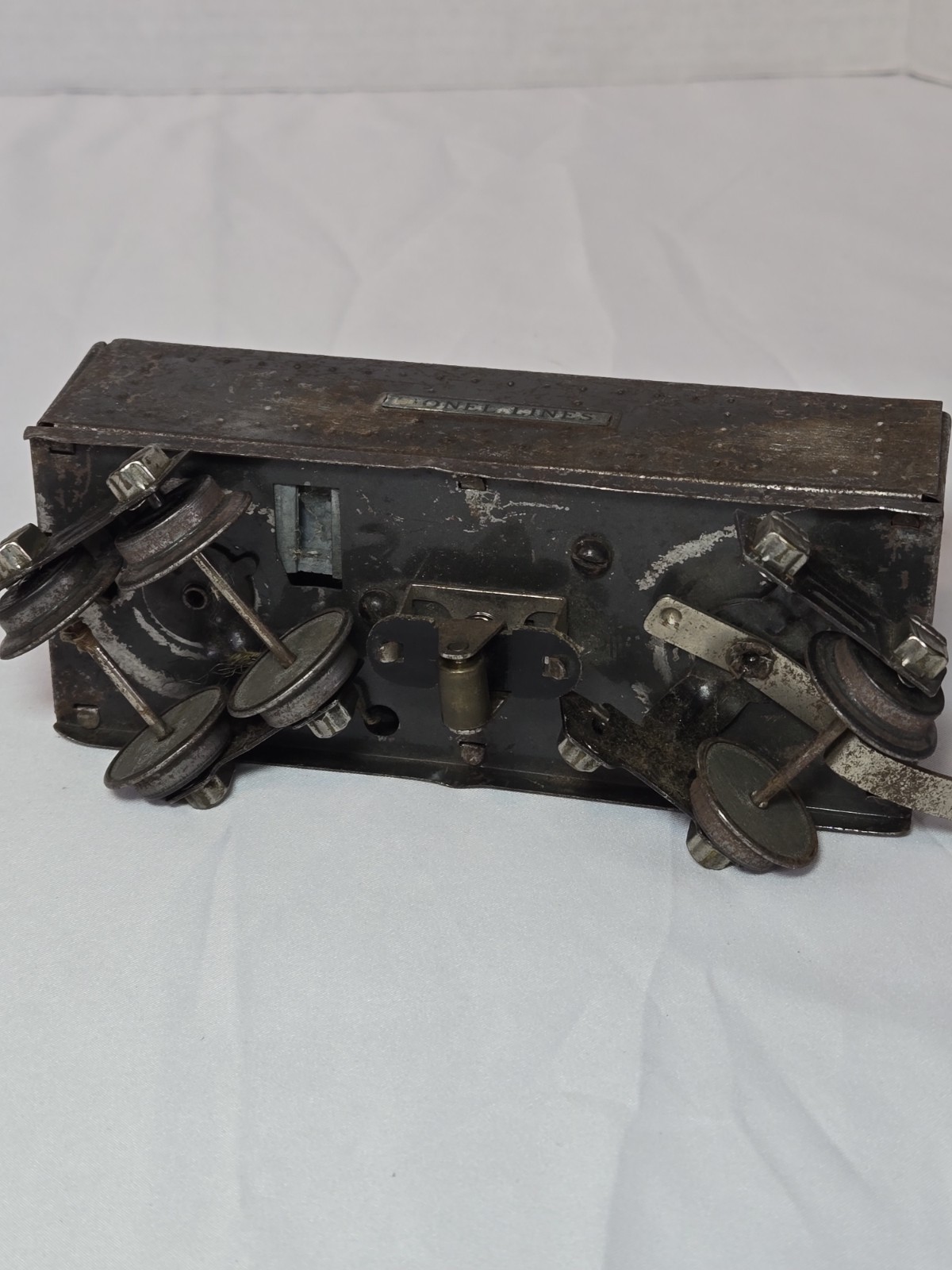 Lionel 1688 Gunmetal Locomotive Torpedo w/ Box Cars Pre-war Era Made In USA