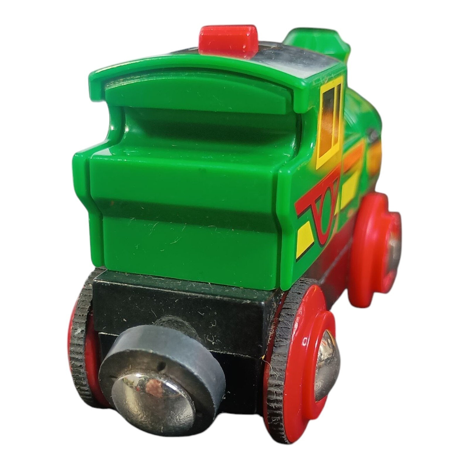 BRIO Electric Locomotive Train Toy – Green, Black, Red & Yellow N8165