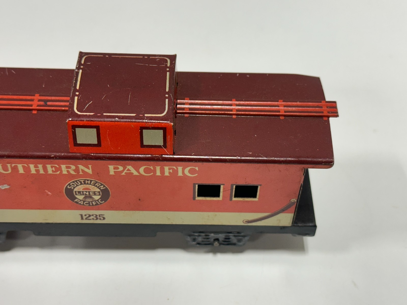 Vintage Marx Southern Pacific 1235 CABOOSE collectible toy o scale