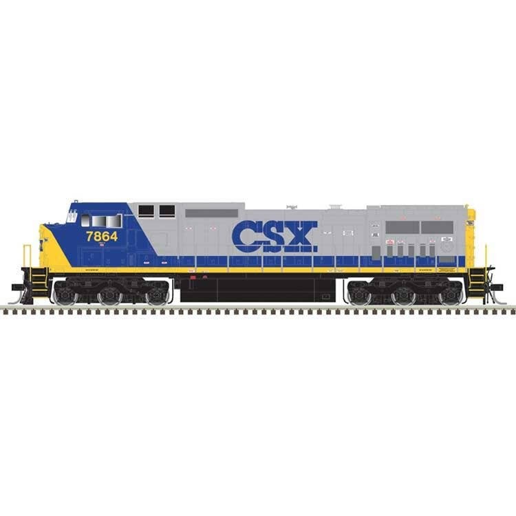 Atlas ~ N Scale ~ Master Silver ~ GE Dash 8-40CW ~ Standard DC ~ CSX #7864