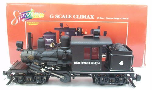 Bachmann 81183 G Scale New River Lumber Co. 4-0-4 Steam Locomotive #4 NIB