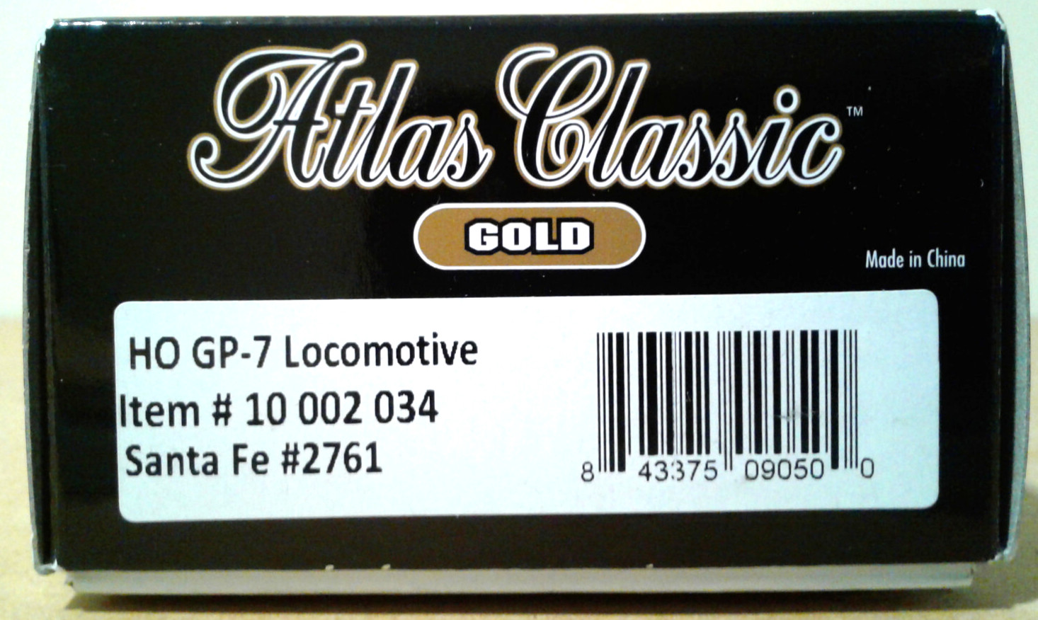 HO SCALE ATLAS CLASSIC GOLD EMD GP7 SANTA FE ATSF #2761 10002034 DCC & SOUND