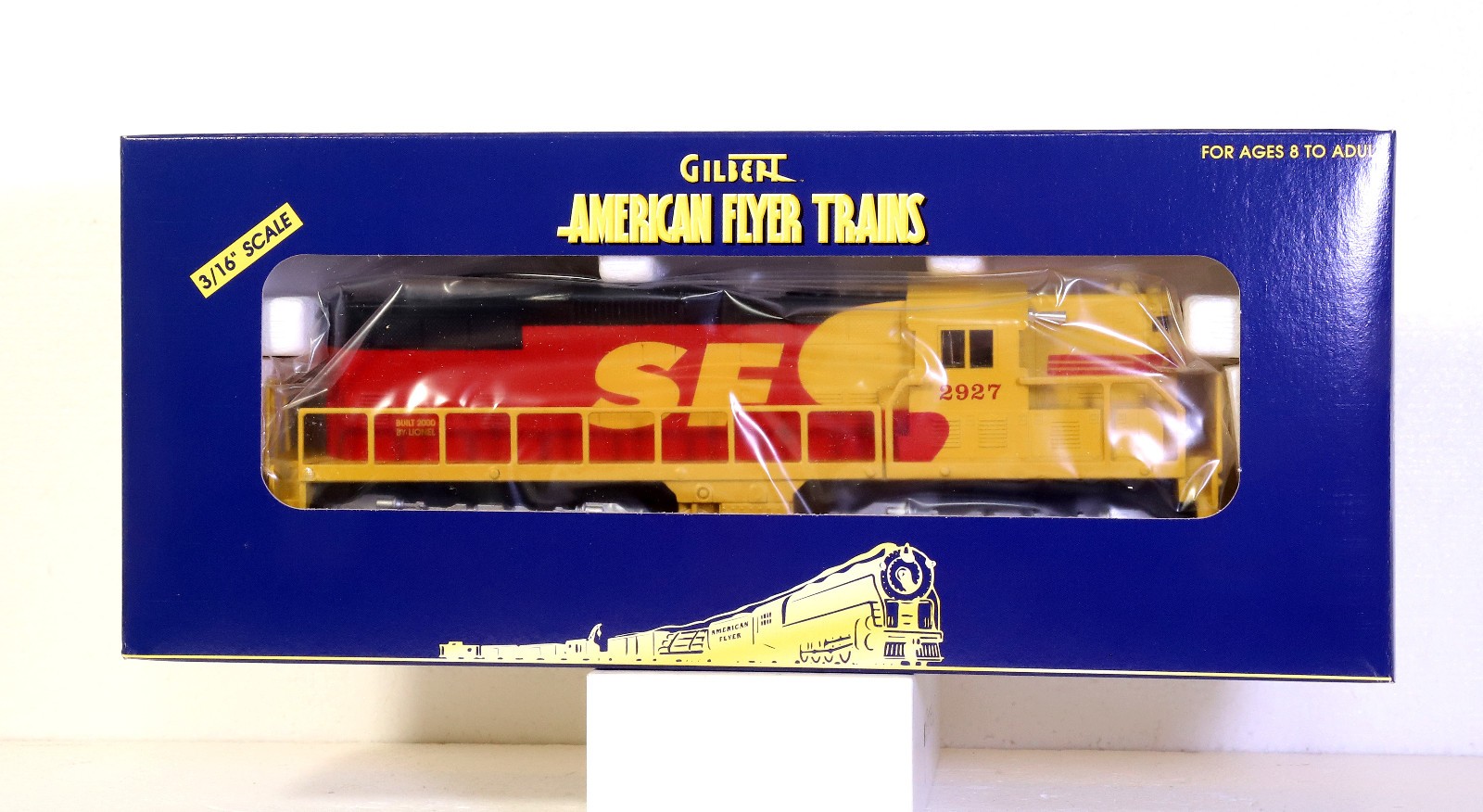 S GA. AMERICAN FLYER # 6-48023 SANTA FE MERGER GP-9 DIESEL LOCOMOTIVE -MIB