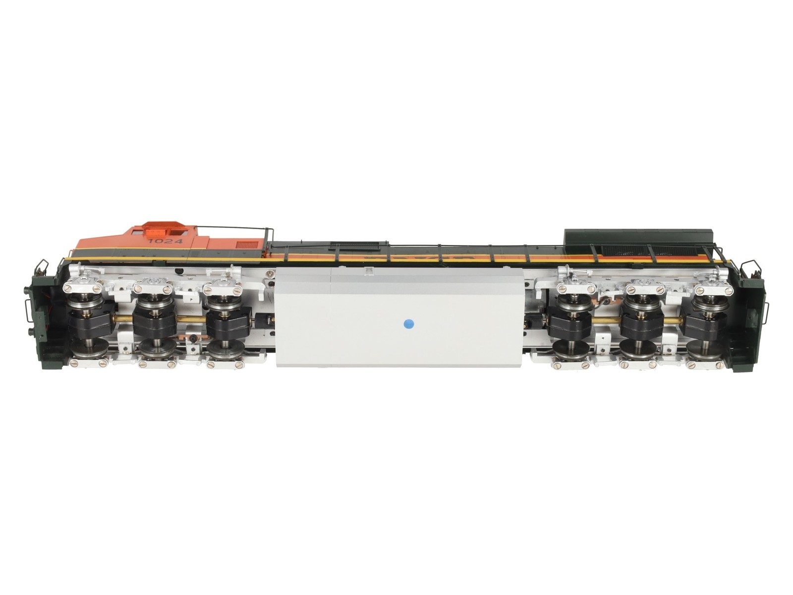 Sunset Models O BRASS BNSF GE C44-9W Diesel Locomotive #1024 – 2 Rail EX/Box