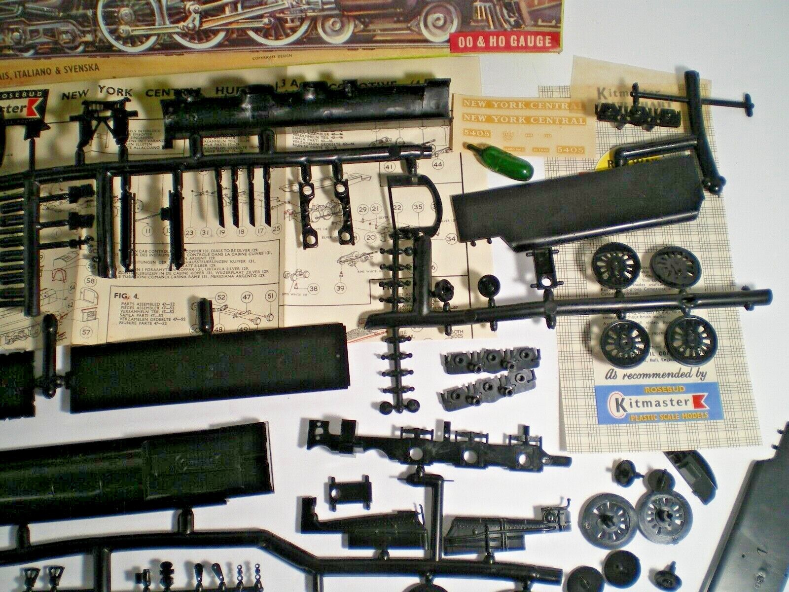 VINTAGE KITMASTER ROSEBUD NEW YORK CENTRAL HUDSON LOCOMOTIVE MODEL OO/HO SCALE