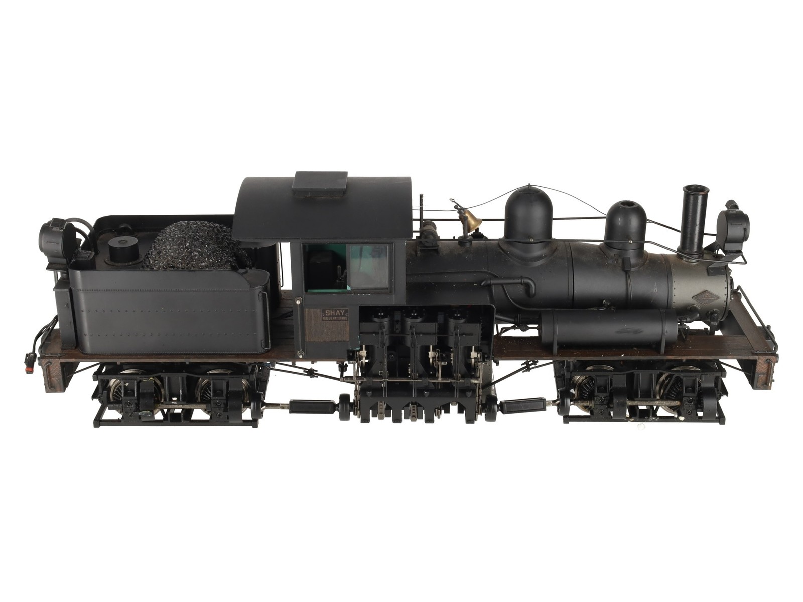Bachmann G Scale Undecorated Shay Steam Locomotive & Tender