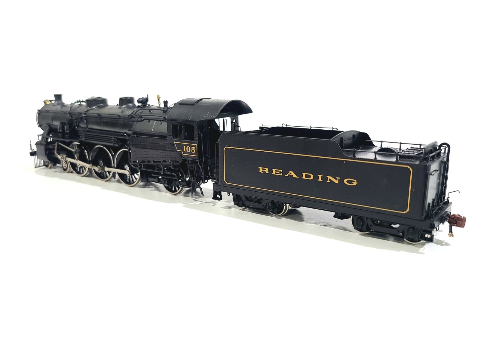 Overland OMI RDG G1Sa 4-6-2 Steam Reading Railroad #105 HO Brass Model #1565.1
