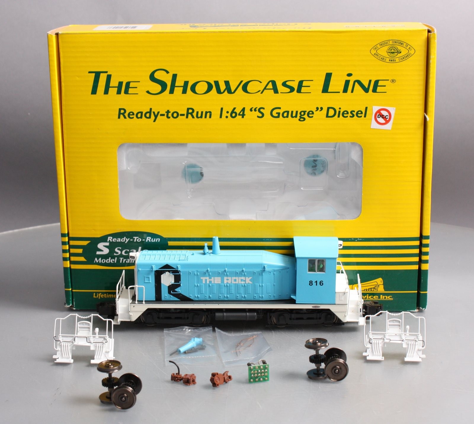 S-Helper Service 01243 S Gauge Rock Island Sw-8 Diesel Locomotive #816 EX/Box